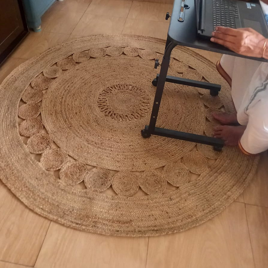 Jute Coin Rug