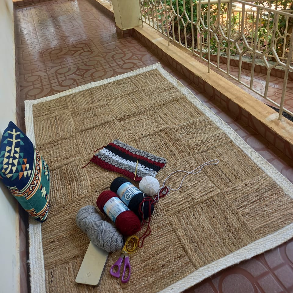 Jute Patchwork Rectangle Rug