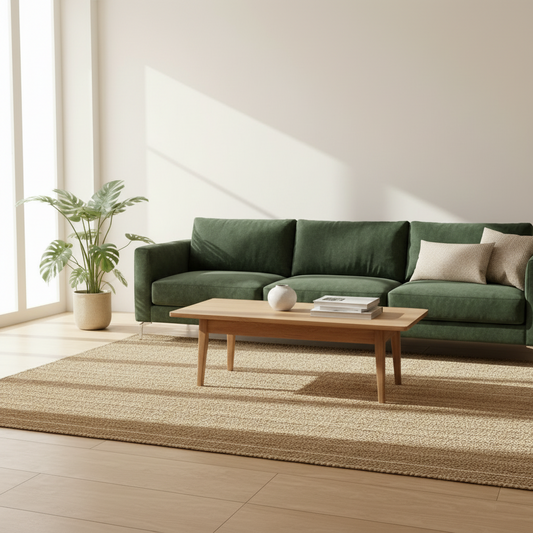 Jute Lines Rectangle Rug