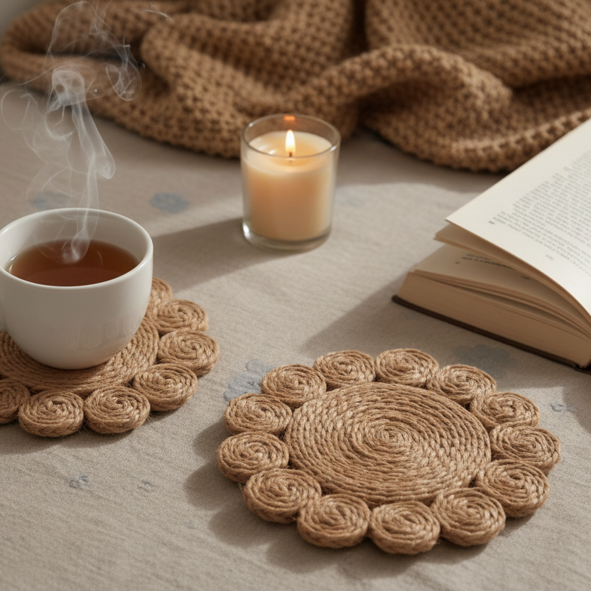 Jute Coasters
