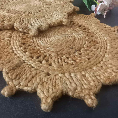 Jute Flower Placemat