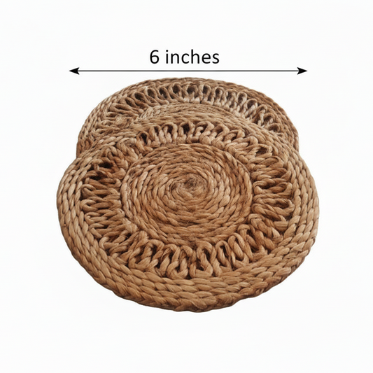 Jute Ring Coaster Set