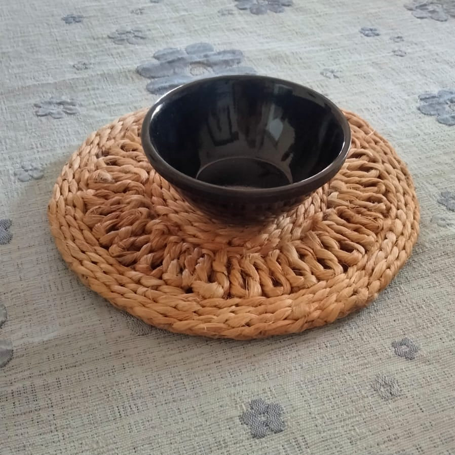 Jute Ring Coaster Set