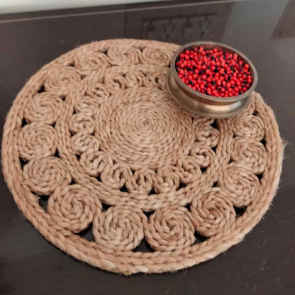 Jute Coin Wave Placemat