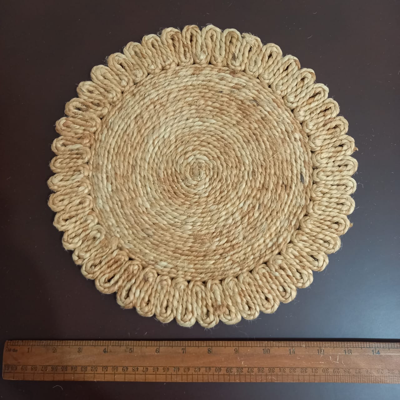 Jute Double Ruffle Placemat