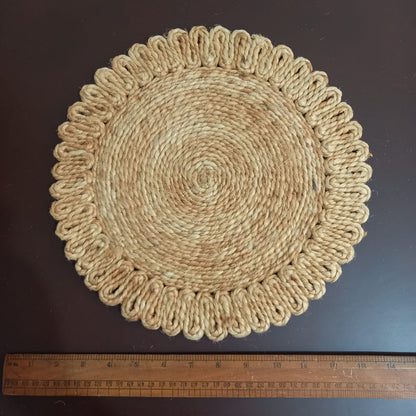 Jute Double Ruffle Placemat