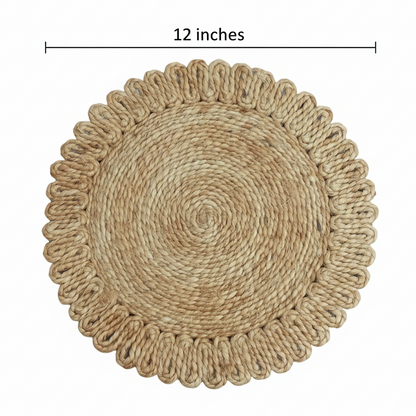 Jute Double Ruffle Placemat