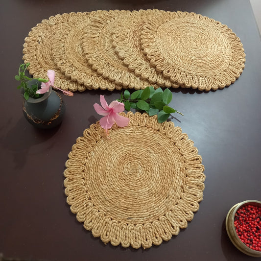 Jute Double Ruffle Placemat
