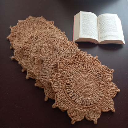 Jute Flower Placemat