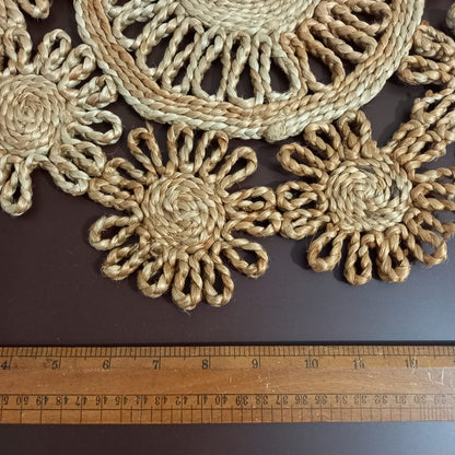 Jute Floral Runner