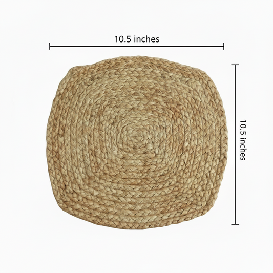 Jute Plain Square Placemat