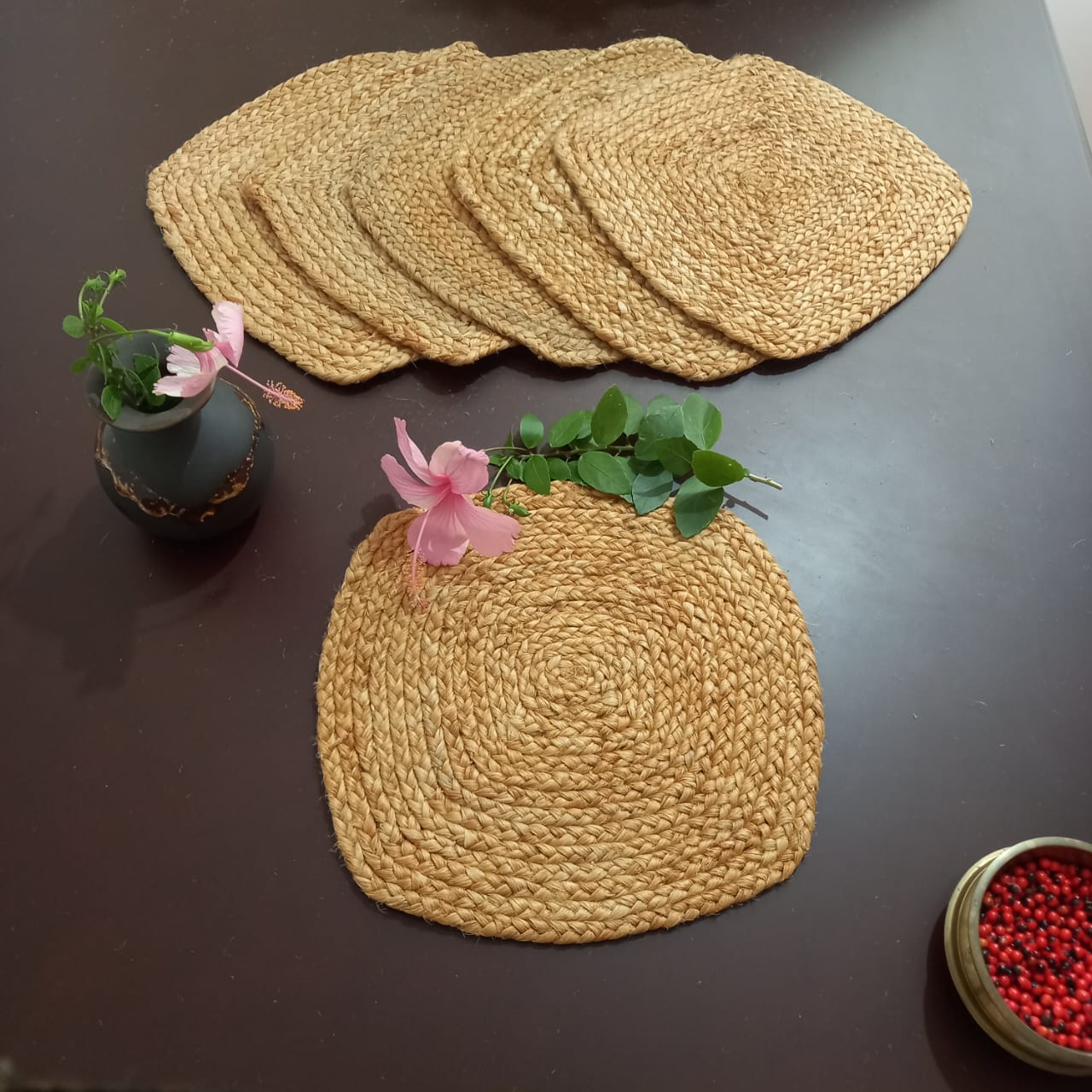 Jute Plain Square Placemat