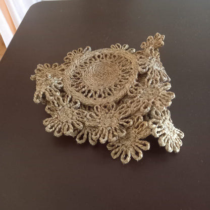 Jute Floral Runner