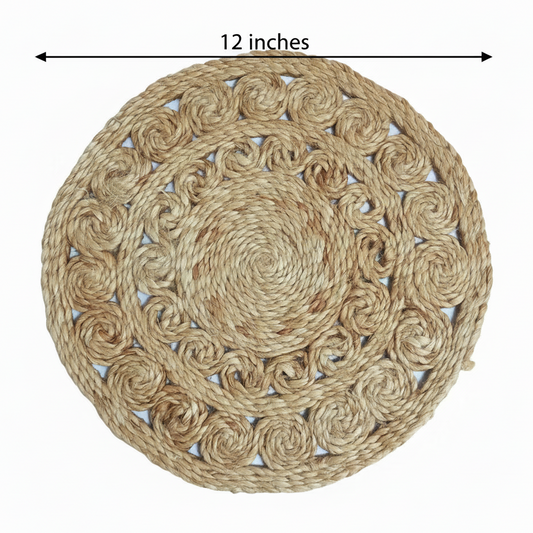 Jute Coin Wave Placemat